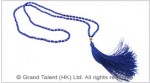 Royal blue Magnesite Tassel Necklace