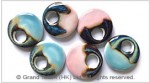 Multi Color Ceramic Porcelain Donuts