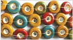 Multi Color Ceramic Porcelain Donuts