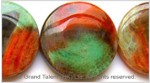 Red Green Agate
