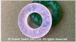Glass Carved Donut
