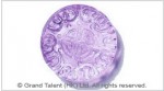 Glass Carved Coin