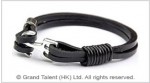 Men's Style Black Multi Leather Bracelet