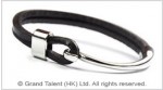 Men's Style Black Double Leather Bracelet
