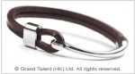 Men's Style Brown Double Leather Bracelet