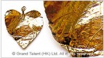 Real Cordate Leaf Pendant