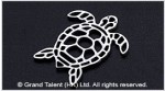 Origami Sea Turtle Stainless Steel Charm