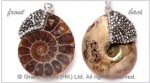 Fossil Ammonite Pendant