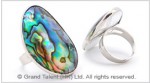 Abalone Paua Shell Ring