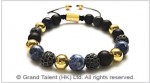 Sodalite & Matte Onyx Bracelet