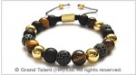 Tigereye & Matte Onyx Bracelet