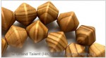 Natural Striped Wood Bead