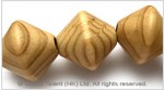 Natural Striped Wood Bead