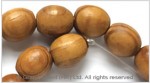 Natural Striped Wood Bead