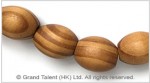 Natural Striped Wood Bead