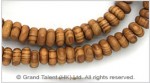 Natural Striped Wood Bead