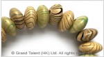 Natural Striped Wood Bead