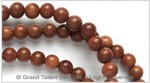 Natural Myanmar Rosewood Bead