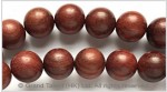 Natural Zambia African Blood Red Sandalwood Bead