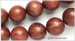 Natural Zambia African Blood Red Sandalwood Bead