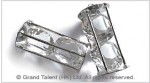 Cylinder Cage Crystal Diamond Pendant Charm