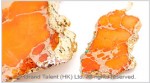 Orange Impression Jasper Pendant