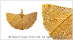 Real Ginkgo Leaf Pendant