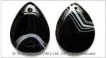 Black Striped Onyx Pendant